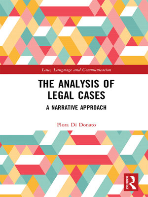cover image of The Analysis of Legal Cases